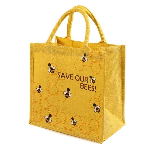 Jute-eco-bee-bag-shopper-hand-screen-printed-in-Kolkata-India